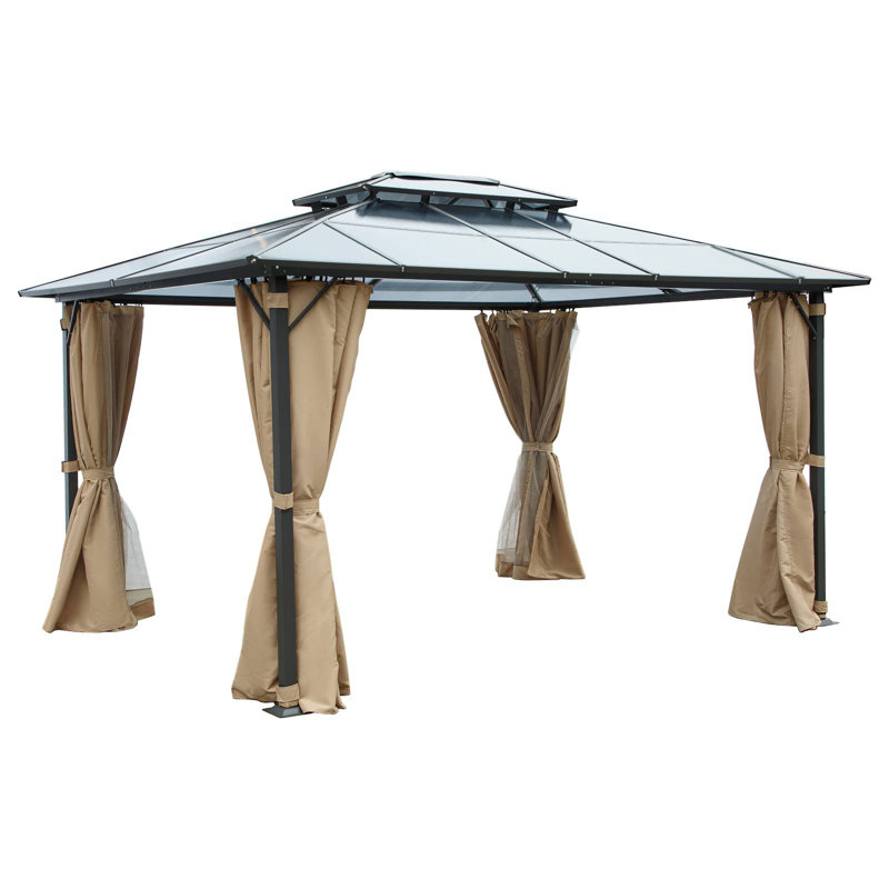JolyDale 13 Ft. W x 10 Ft. D Aluminum Patio Gazebo Wayfair